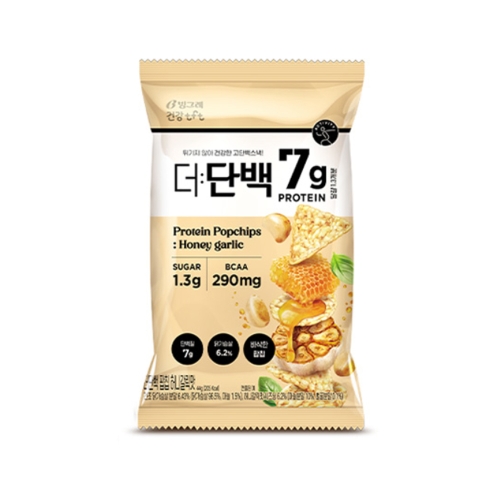 빙그레  더단백 팝칩 허니갈릭맛 44g