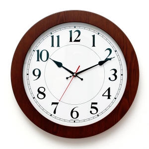 스위트하트  40센치우드벽시계MD400 도금링