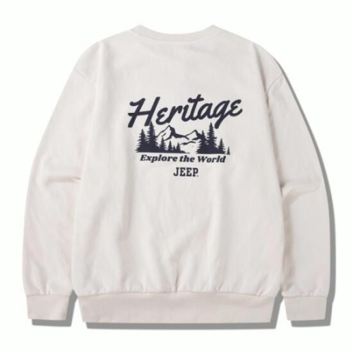 JEEP 남여공용 큰 헤리티지 맨투맨345 JP3TSU892345 17