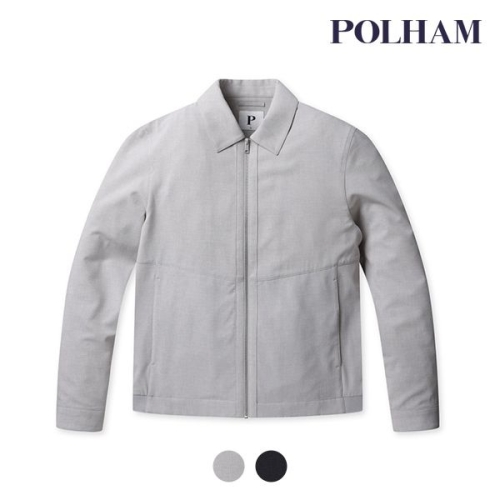 폴햄 남성 카라형 쿨터치 폴리 자켓_PHD2JJ1022