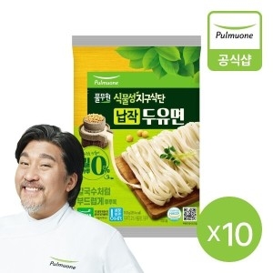 풀무원  식물성지구식단 납작 두유면 150g