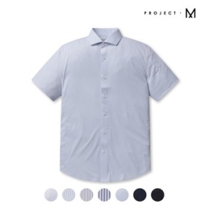 프로젝트엠 남성 트리코트 퍼펙트 반팔 셔츠_EPD5WC1931