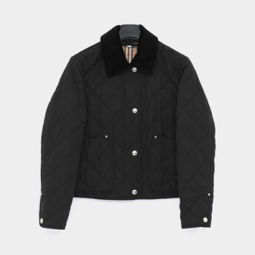 버버리 여성 랜포드 크롭 퀼팅 내부체크 자켓 8096025 A1189