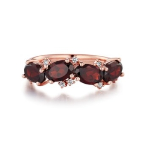 아리아  가넷 반지_222100020