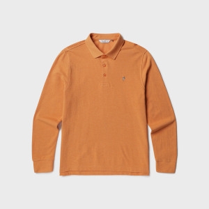 올젠 남성 크로플 솔리트 카라 긴팔티_ZOF1TT1301