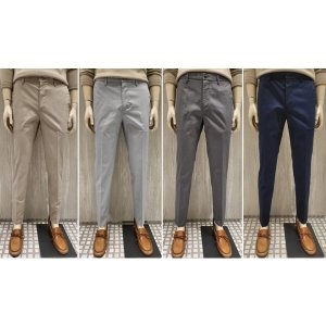 올젠 남성 면 스판 치노 팬츠_ZOF5PP1301