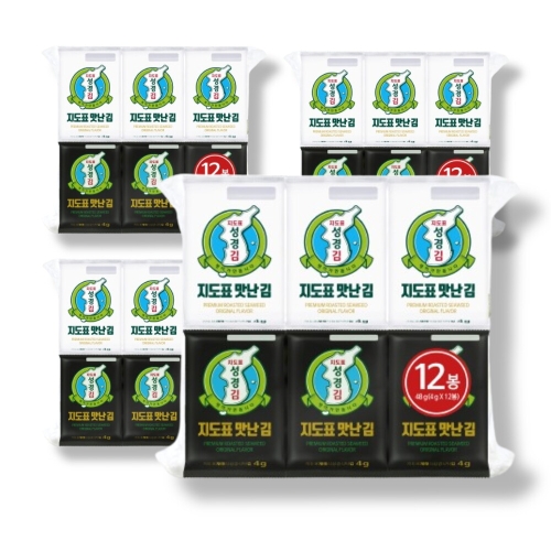 성경식품 지도표성경김 지도표 맛난김 4g