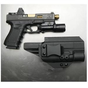 울트라  Glock G17 G19 G25 G34 G22 G45 용 허리띠 내부 Kydex IWB 홀스터 Surefire X300 X..