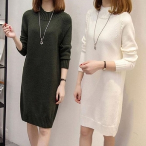 오노마 ONM 여성 원단 윈터 니트 원피스 따뜻 부드러운 봄가을겨 28465857