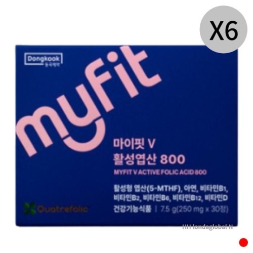 동국제약 마이핏V 활성엽산 800 30정