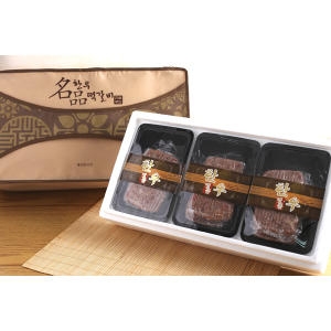 찬솔푸드  명품 한우 떡갈비 선물세트 2호(120gx9팩)