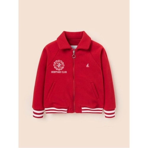 빈폴키즈 플리스 여아 칼라 야구점퍼 레드 (BI5141G016)