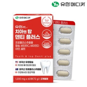 유한메디카 치아 엔 탑 덴티 플러스 1200mg 60정
