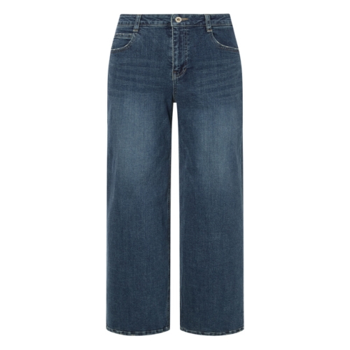 헤지스레이디스 여성 네이비 워싱 면혼방 데님팬츠 HSPA5A181N2