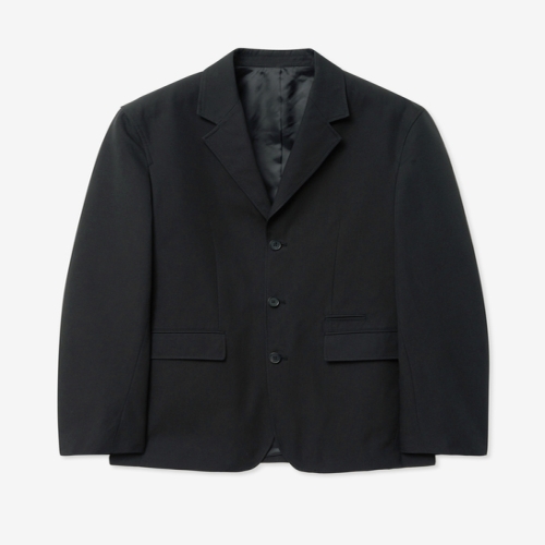 TNGT 남성 테일러드 캐주얼 코튼 셋업_TNJA5E101BK