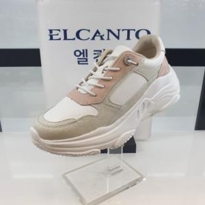 엘칸토 HC11 소가죽 여성화 초경량 어글리 스니커즈 E8E5U4M13
