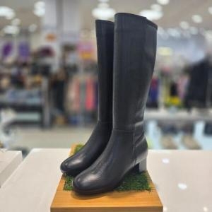 허시파피 세이브존04 여성컴포트스판블럭굽4.5cm베이직드레스롱부츠 블랙 33311FFQ