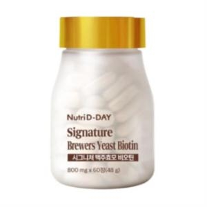 뉴트리디데이 시그니처 맥주효모 비오틴 800mg 60정