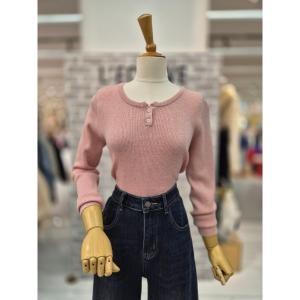 레코브 밑단라운드단추풀오버니트 LG31E3KN502X