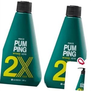 LG생활건강 페리오 2X 인텐스 펌핑치약 허브 285g
