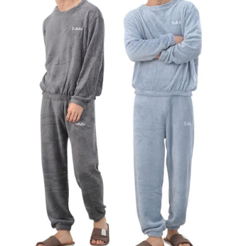 라일리 Rly 남성 무지천사 수면잠옷 상하의 세트 밍크 파자마 27744701