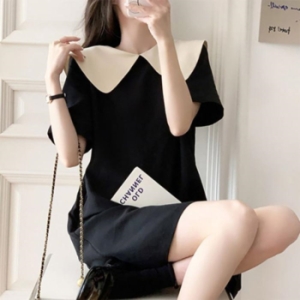 오노마 ONM 여자 러블리 스타일 와이드 카라 원피스 데이 27756072