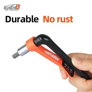 슈퍼  B TB-TW15 조정 가능한 자전거 토크 렌치 알렌 키 토크 3mm 4mm 5mm 6mm 3-10Nm육각 소켓 스