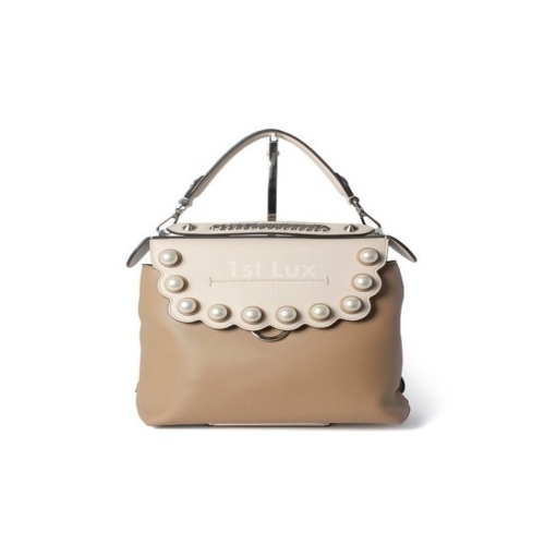 펜디 백투스쿨 진주 백팩 & 토트백 & 숄더백 3WAY 베이지 _8BZ042 A1AW F1196