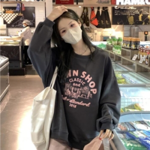 오노마 ONM 여성 기모티셔츠 영문레터링 루즈핏 박스티 약기모 28456306