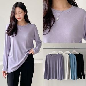 아이우먼 위쉬몰 BN 토토라운드무지긴팔티 T381H501 빅사이즈