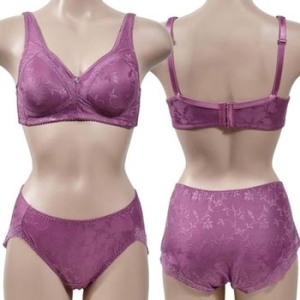 조은 플라워 노와이어 B컵 브라팬티 GWM WFGKLU0