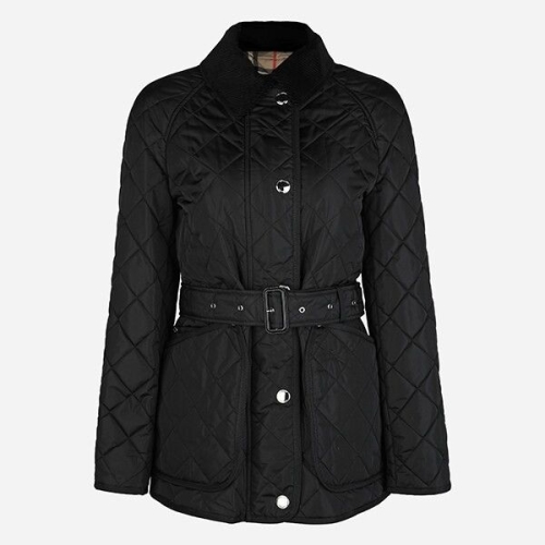 버버리 여성 벨티드 퀼팅 자켓 8071843 A1189