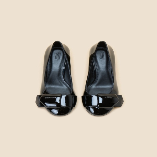 슈콤마보니 여성 폴리곤 볼륨 펌프스_DA1BS25001BLK