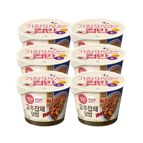 CJ제일제당  햇반 컵반 고추잡채덮밥 250g