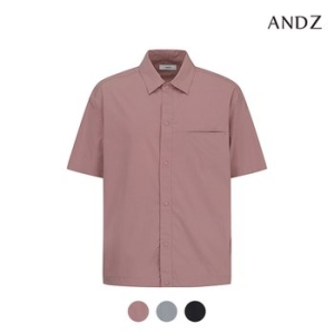 ANDZ 오버핏 캐주얼 반팔 셔츠 A_BLD2WC1054