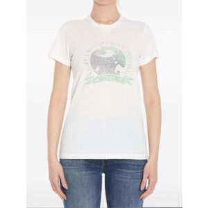 생로랑 반팔 티셔츠 817047Y37YJ WHITE