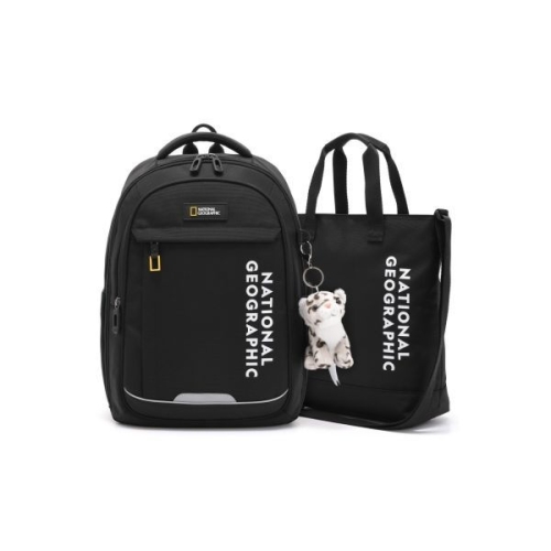 내셔널지오그래픽키즈 뉴비 백팩SET 블랙 (K251KBG510)