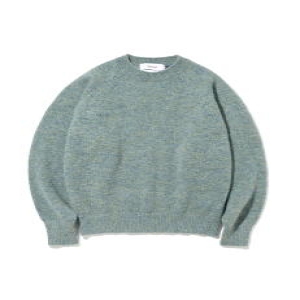 오로라  니티드 남여공용 쉐기독 울 100프로 라운드 니트 K23AWUK05AU