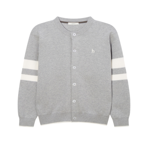 남성 라인배색 면혼방 가디건 HZSW5A203G2 이미지 131334227