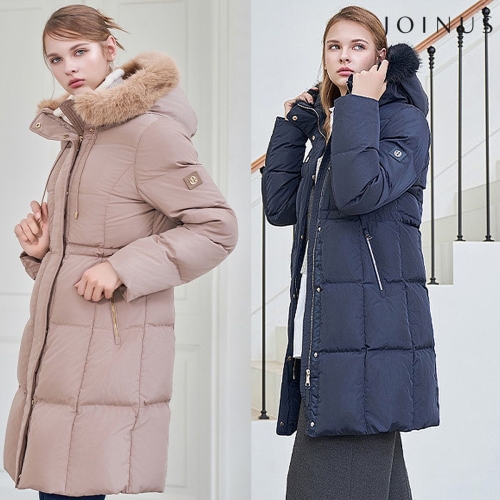 조이너스 퍼 트리밍 다운 코트_J244B801A