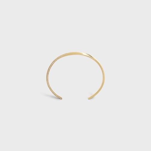 셀린느  토션 팔찌 옐로우 골드 다이아몬드 46Q856GYD 37YW