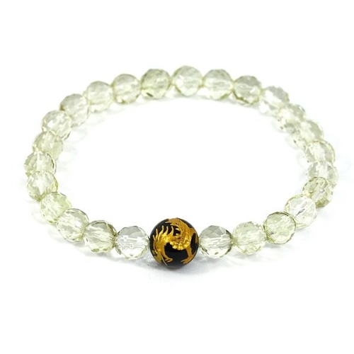 힐링젬  황룡 레몬수정 원석팔찌 천연보석 남자팔찌 24BR-003