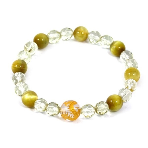 힐링젬  황룡 레몬수정 원석팔찌 천연보석 팔찌선물 24BR-005