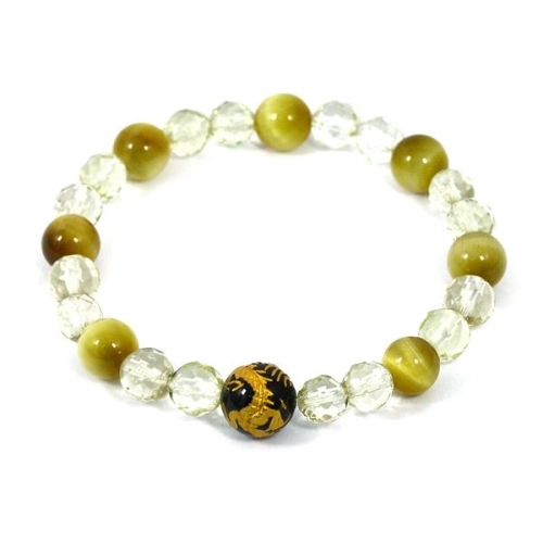 힐링젬  황룡 레몬수정 원석팔찌 천연보석 우정팔찌 24BR-006