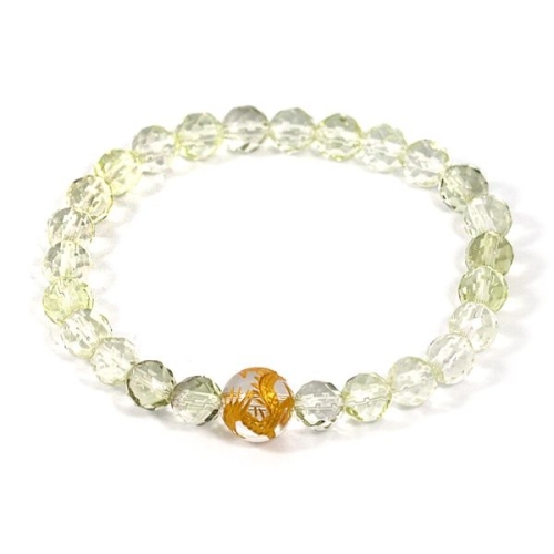 힐링젬  황룡 레몬수정 원석팔찌 천연보석 커플팔찌 24BR-004