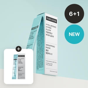 퓨어그램 히알루론산 하이퍼 글로우 랩핑마스크 4ml 4개입
