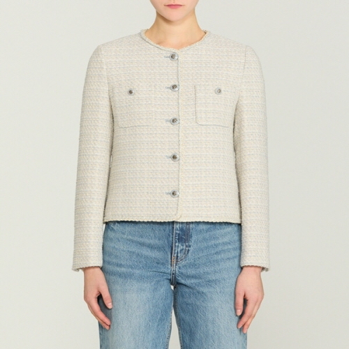 쉬즈미스 여성 브레이드 라인 트위드 자켓 SWWJKP12080