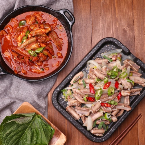 바른씨  부산 자갈치 손질 곰장어 양념꼼장어 1kg