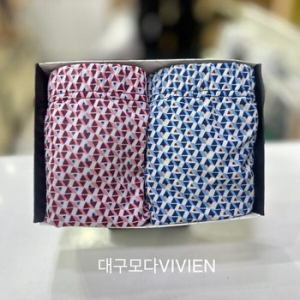 비비안 볼트론 소재 기하학 패턴 삼각팬티_PT1975G