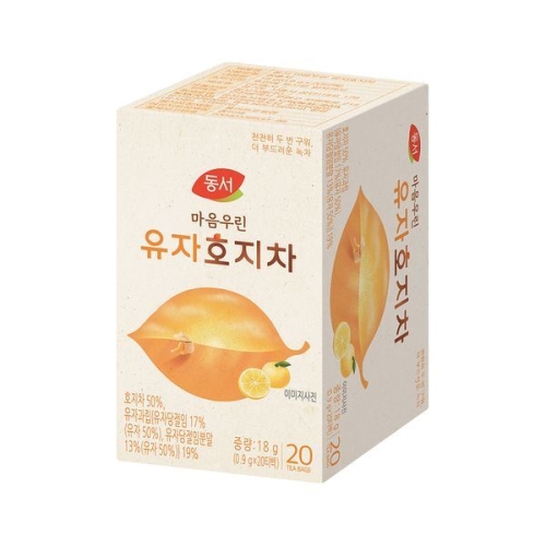 동서식품  마음우린 유자 호지차 20개입